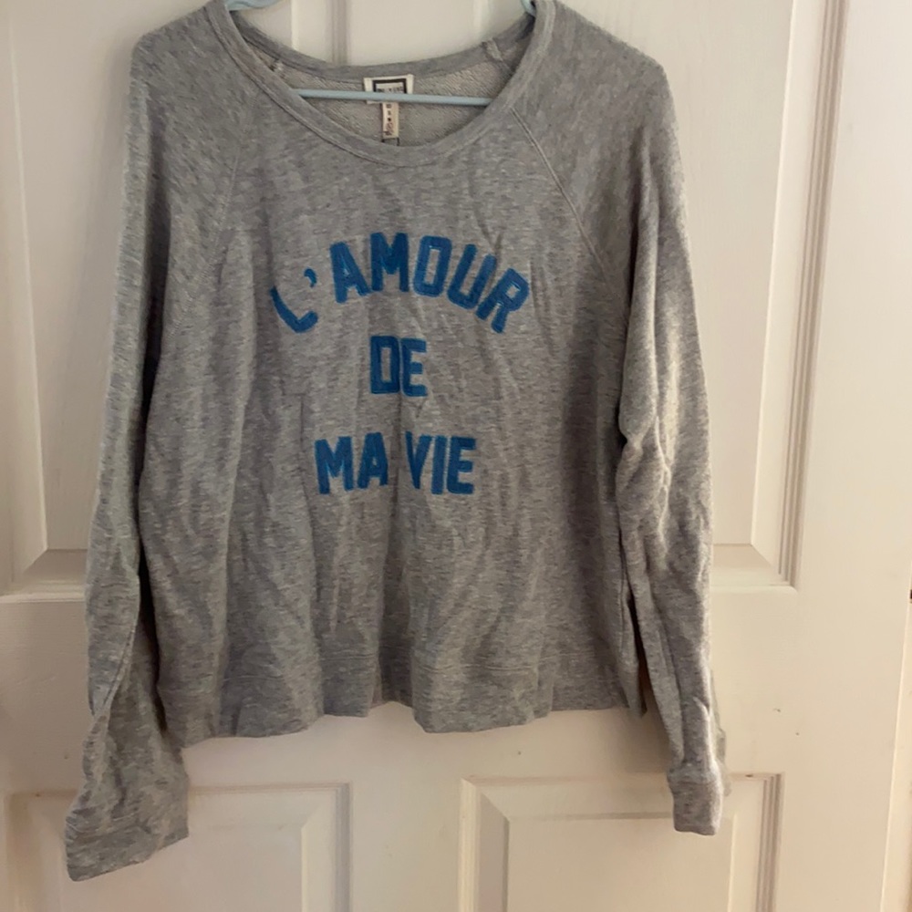 Anthropologie French inspired sweatshirt